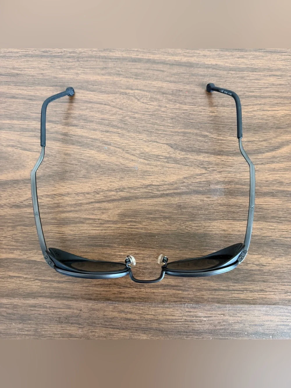 Vintage 90’s Calvin Klein Sunglasses Black 3003 Steampunk Shielded Mirror Lens